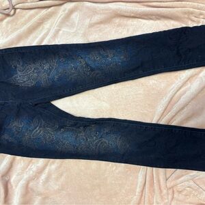 Faded Glory Blue Paisley Jeans